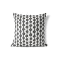 thumbnail image 2 of Dot Tied Ivory Charcoal Throw Pillow, 2 of 4
