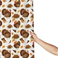 Shower Curtain, Turkey And Thanksgiving3 Waterproof Fabric Plastic