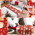 thumbnail image 5 of Gingerbread Man Christmas Throw Blanket for Adults 50 x 60 Inch Holiday Tree and Cookie Theme Flannel Blankets for Bedroom Couch Travel Home Decor Fuzzy Cozy Soft Warm Gifts (Red), 5 of 7