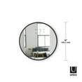 thumbnail image 4 of Miroir mural décoratif rond Umbra Hub, noir, 4 of 6