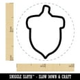 thumbnail image 2 of Acorn Outline Self-Inking Rubber Stamp Ink Stamper - Black Ink - Mini 1/2 Inch, 2 of 7