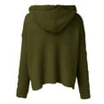 thumbnail image 5 of Vedolay Women Long Cardigan Long Sleeve Knit Open Front Fall Sweater Outwear Green,S, 5 of 5