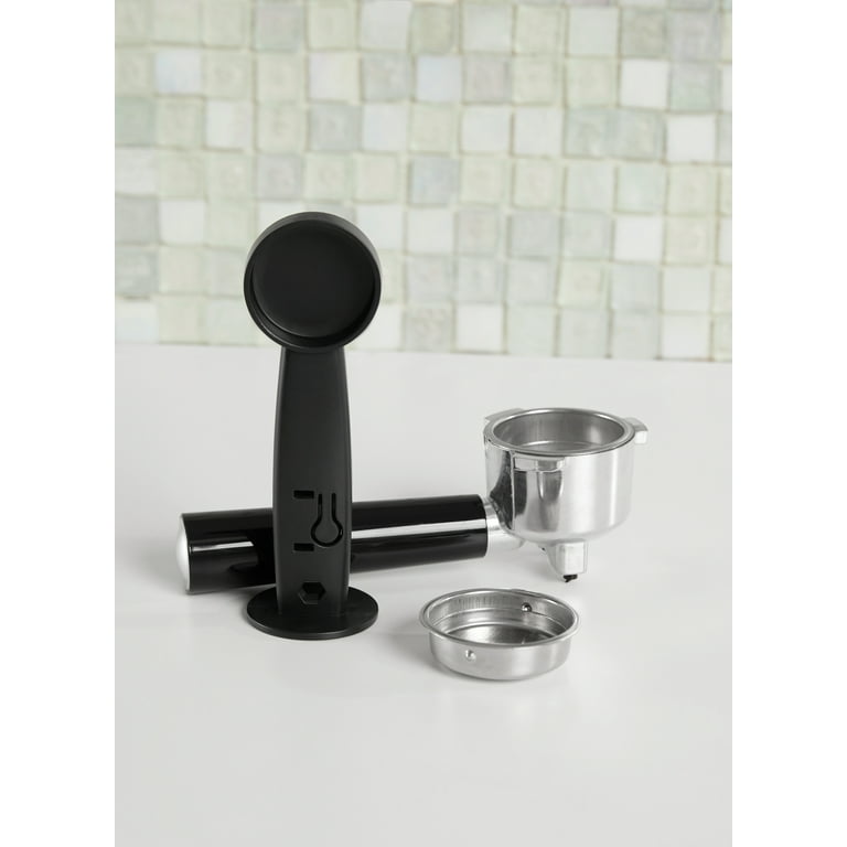 Free Shipping! Mainstays Espresso Maker Matte Black, 15 Bar High