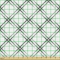 thumbnail image 2 of Ambesonne Geometric Fabric by the Yard Upholstery, Dotted Diamond Pattern, 3 Yards, White Black, 2 of 5
