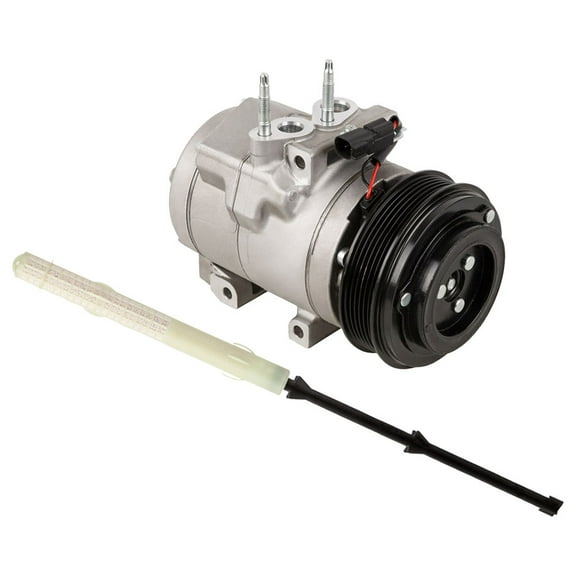 AC Compressor w/ A/C Drier For Ford F250 F350 F-250 F-350 Super Duty 6.2L Gas V8 2011 2012 2013 2014 2015 2016 - BuyAutoParts