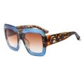 thumbnail image 1 of Gafas de sol FEISEDY retro cuadradas sobredimensionadas para mujer B2276, 1 of 8