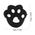 thumbnail image 2 of SEWACC 3Pcs Black Silicone Tennis Racket Dampeners Practical Shock Absorbers for Tennis, 2 of 8