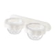 thumbnail image 5 of Estante de almacenamiento multifuncional con dos compartimentos para organizar joyas. Blanco, 5 of 7