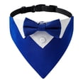 thumbnail image 2 of CBFFDC Serviette Triangle pour Animaux de Compagnie Douce Confortable Collier pour Animaux de Compagnie Finition Soignée Design à Boucle Réglable Nœud Papillon Ensemble pour Chien Bavoir Triangle Fournitures pour Animaux de Compagnie Chien, 2 of 7