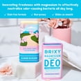 thumbnail image 6 of BRIXY Magnesium Deodorant, Odor Control With Ceramide & Niacinamide For Skin Health, Aluminum Free, Baking Soda Free, EWG VERIFIED, Sensitive Skin Deodorant, Vegan, Plastic Free, Light Scent (2 Pack), 6 of 10