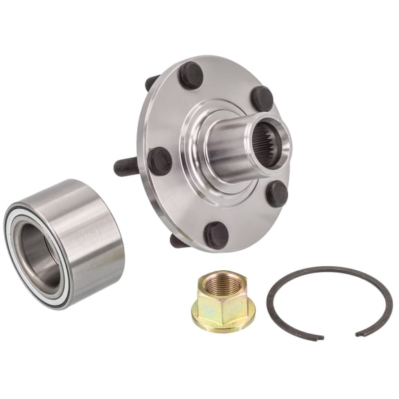 Front Wheel Bearing and Hub Repair Kit Compatible with 2002-2006 Nissan Altima 518521 OE Direct Replacement Driver or Passenger Side Pre-Greased Pre-Sealed New Sealed Unit 2.4L I4 SL