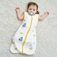 thumbnail image 2 of Sentuca Sleep Sack for Newborn 6-12 Months 100% Cotton Soft Sleeping Bag Printing Double Zipper Waistcoat Baby Sleep Sacks,Multicolor, 2 of 7