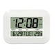 thumbnail image 1 of Reloj de pared con , pantalla de tiempo silencioso, reloj despertador con día/fecha/calendario de temperatura para , sala de y, 1 of 9