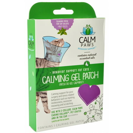 Calm Paws Calming Gel Patch for Cat Collars - 1 (Best Cat Calming Collar)