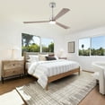 thumbnail image 4 of Parrot Uncle Modern 52" Nickel Propeller LED Ceiling Fan with Remote Control, 4 of 15