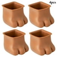 thumbnail image 2 of Bangcool Chair Legs Floor Protectors Cute 4PCS Cat Table Feet Covers Furniture Leg Caps, 2 of 10