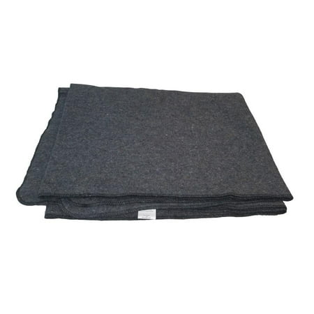 Military Spec Wool Blanket, US Made, 80/20, 66 x 84,