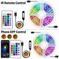 thumbnail image 3 of LED Strip Light RGB Color USB Tpae Bluetooth LED Strip Bedroom Decoration 5050 1m 2m 3m 4m 5m 10m 15m TV LED Backlight For Party, 3 of 7
