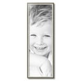 thumbnail image 2 of ArtToFrames 10" x 30" Silver with Stained Grey Picture Frame, 10x30 inch Silver Wood Poster Frame (WOM-4767), 2 of 7