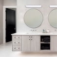 thumbnail image 2 of WAC Lighting Metro 27" 1-Light Aluminum Bathroom Vanity and Wall Light in Nickel, 2 of 6