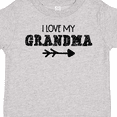 thumbnail image 4 of Inktastic I Love My Grandma with Arrow Boys or Girls Toddler T-Shirt, 4 of 5