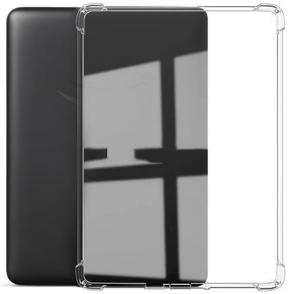 TECH CIRCLE for Kindle Paperwhite 12th Generation / Kindle Colorsoft Signature Edition Case 7" (2024 Release), Clear Back Cover Case, Soft Silicone Cover, Slim Fit Lightweight Thin TPU Case (Clear)