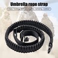 thumbnail image 3 of Correa hombro 7 núcleos paraguas cuerda ajustable QD hebilla Sling cinturón negro, 3 of 7