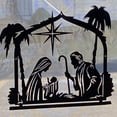 thumbnail image 4 of RealSteel: Nativity Scene Wall Décor - Inspirational Metal Christmas Art for Indoor/Outdoor Display (B-15x18), 4 of 4