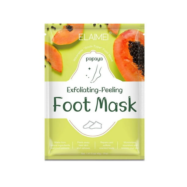 Mascarilla exfoliante para pies HUOGUO, eliminadora de callos ásperos, piel muerta, 36 g