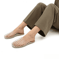 thumbnail image 6 of GJPBGK Women’s Comfortable Slip-On Jelly Sandals Breathable Mesh Flat Slippers Summer Closed-Toe Casual Beach Slippers  for Outdoor Travel & Casual Wear, 6 of 9