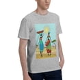 thumbnail image 2 of Bingfone African Women Men'S Loose Fit Short-Sleeve Pocket T-Shirt, 2 of 7