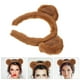 thumbnail image 3 of KAKOWELY Diadema con orejas de oso para cosplay, maquillaje, lavado de cara, animal, disfraz, 3 of 5