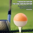 thumbnail image 4 of sunsanly Lightweight Golf Ball Unique 2-Colors Assorted Double-Layer Golf Ball Better Control Golf Accessories for Golfers, 4 of 8