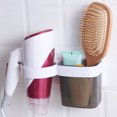thumbnail image 3 of Caja de almacenamiento para baño para soluciones de calcomanías sin costuras, estante y rejilla para desechos compactos, organizador de secador de cabello sin esfuerzo, 3 of 8