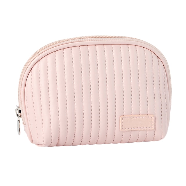 PU PULA COSMÉTICA, BOLSA DE MAQUILLEJE PU CON Cremallera de Metal Para Rubor
