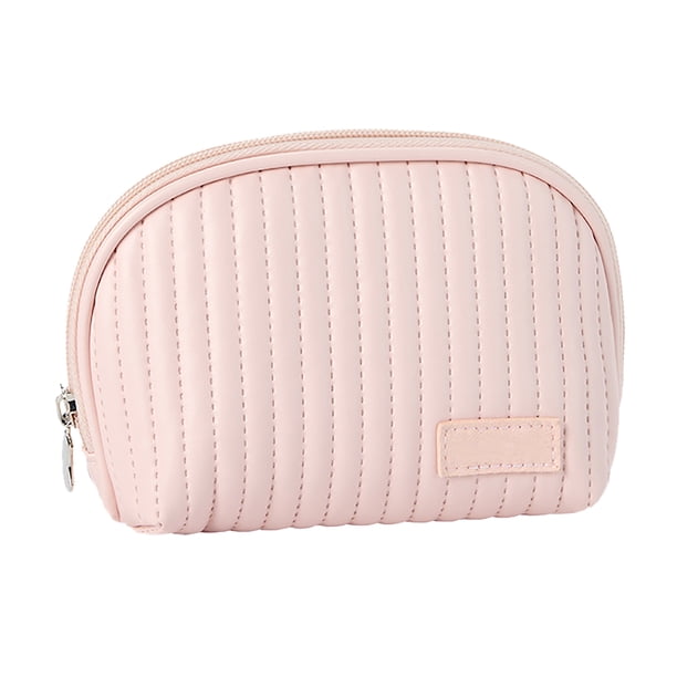 PU PULA COSMÉTICA, BOLSA DE MAQUILLEJE PU CON Cremallera de Metal Para Rubor