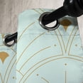 thumbnail image 3 of Ambesonne Art Deco Grommet Curtain, Minty Tones Classic Scales, 50"x72", Mint Green Sand Brown, 3 of 5