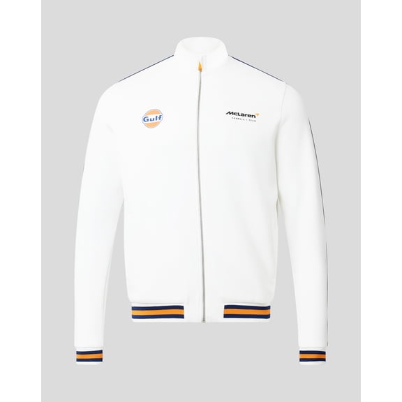 McLaren Racing F1 Gulf Mens Track Snow White/Papaye Jacket