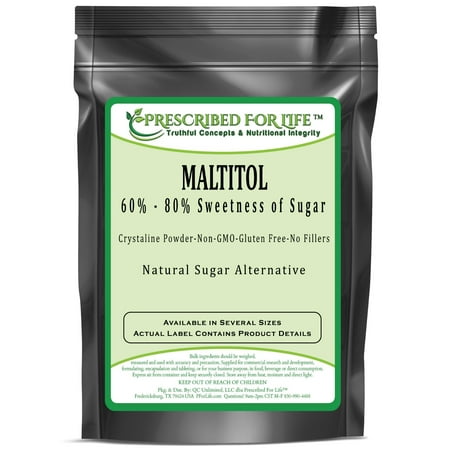 Maltitol - Low Calorie Natural Fine Granular Sugar Alternative - 60%-80% Sweetness of Sugar, 12