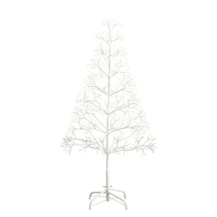 Nearly Natural 4ft. Pre-Lit Artificial White Starburst Tree with 800 Fairy LED Lights