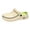 c-Beige, variant on Men's Flat Chef Shoes Solid Closed Toe EVA Proof Non Slip Slip on Comfortable Slippers for Women Indoor Home Outdoor Sandals d-Brown Size 8