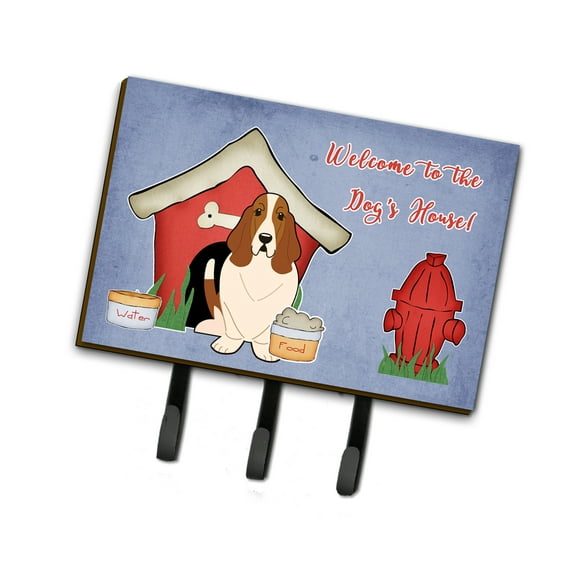 Dog House Collection Basset Hound Leash or Key Holder