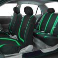 thumbnail image 2 of Car Seat Covers Universal Flat Cloth Full Set for Solid Benches 8 Pcs 12 Colors, 2 of 7