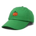 thumbnail image 5 of Dalix Baby Pumpkin Embroidered Cotton Baseball Cap Adjustable Dad Hat Womens in Kelly Green, 5 of 5