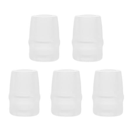 Beaupretty Bite Valve Nozzle 5pcs Transparent Silicone for Water Bottle Accessories