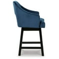 thumbnail image 5 of Signature Design by Ashley 25 Tallenger Modern Upholstered Swivel Counter Height Barstool Set of 2, 5 of 6