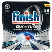 Finish Quantum Max Powerball Dishwasher Detergent Tablets, 58 count
