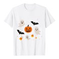 thumbnail image 4 of Halloween Graphic Tennis T Shirt Holiday Themed Print Tee Casual Wear For Men Daily Outfit, 4 of 4