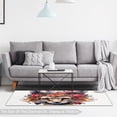 thumbnail image 6 of Fragmented Flowers Polyester Rectangular Chair Rug - Floor Mat for Office or Home Office - 200 Characters, 6 of 6