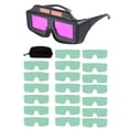 thumbnail image 2 of Gafas de soldadura con oscurecimiento automático, protección versátil, gafas de soldadura con atenuación automática Gafas con 20 lentes, 2 of 9